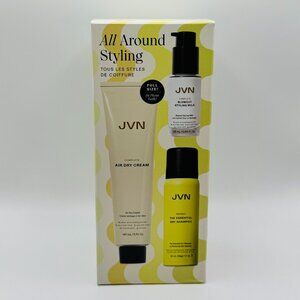 JVN All Around Styling Set ~ Air Dry Cream ~ Blowout Styling Milk ~ Dry Shampoo